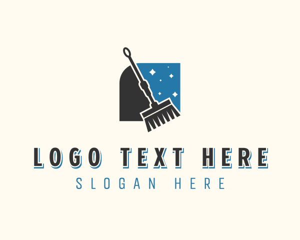 Sanitary - Sanitary Housekeeping Broom logo design