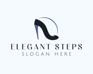 Fashion Stiletto Shoe logo design