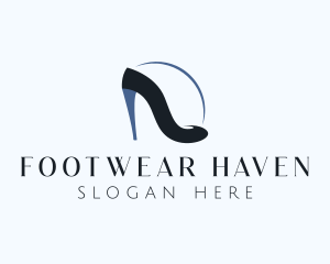 Fashion Stiletto Shoe logo design