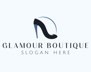 Glamour - Fashion Stiletto Shoe logo design