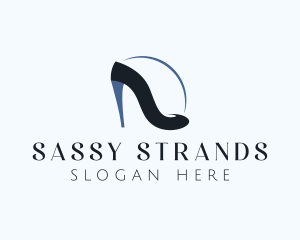 Fashion Stiletto Shoe logo design