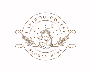 Coffee Grinder Cafe logo design