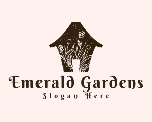 Floral Garden House logo design