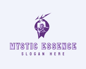 Symbolic - Mythical God Power logo design