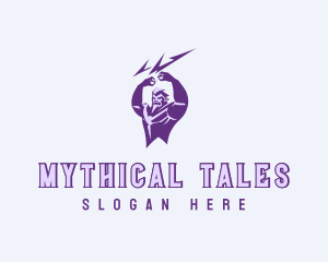 Mythical God Power logo design