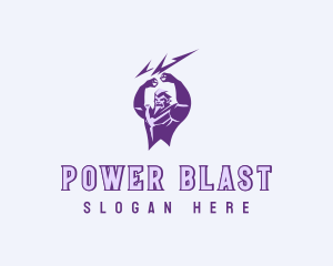 Mythical God Power logo design