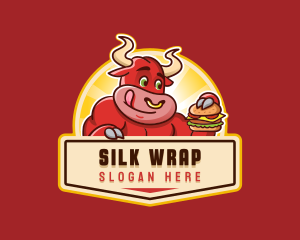 Burger Bull Beef logo design