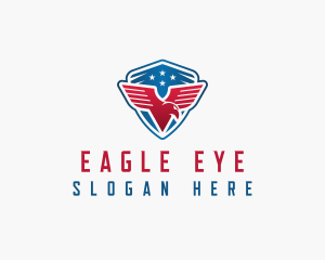 American Eagle Shield logo design