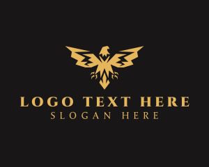 Eagle - Flying Eagle Wing logo design