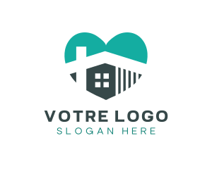 Care - Love House Realtor logo design