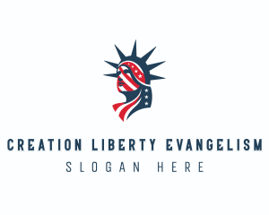 USA Liberty Patriot logo design