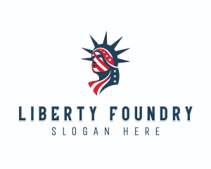 USA Liberty Patriot logo design