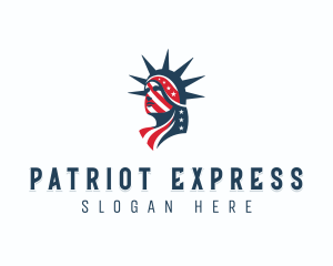 USA Liberty Patriot logo design