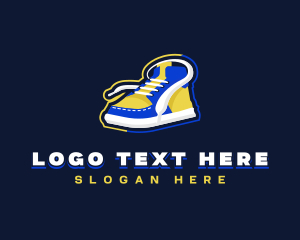 Footwear - Sneaker Shoe Footwear logo design