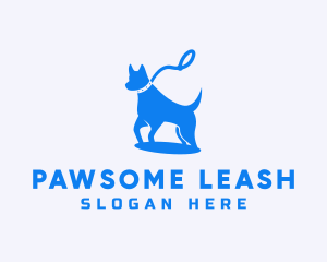 Leash - Pitbull Dog Leash logo design