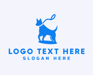 K9 - Pitbull Dog Leash logo design