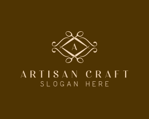 Luxury Artisan Scissors logo design