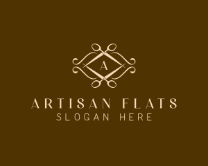 Luxury Artisan Scissors logo design