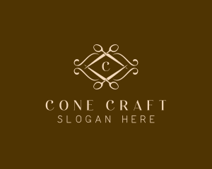 Luxury Artisan Scissors logo design