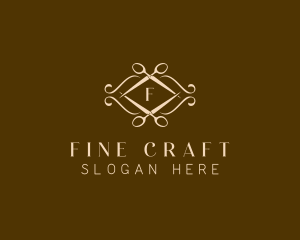 Luxury Artisan Scissors logo design