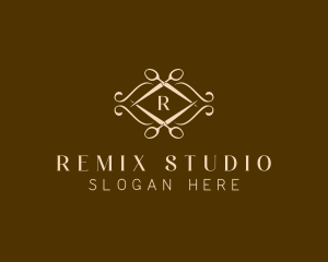 Luxury Artisan Scissors logo design