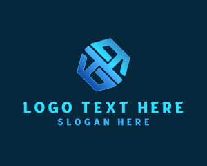 Company - Crypto Tech Hexagon logo design