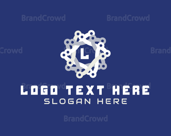 Tech Chain Business Logo