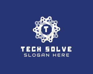 Tech Chain Business logo design