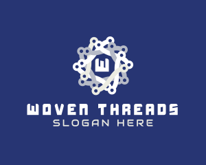 Woven - Tech Chain Business logo design