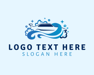 Car Wash - Car Wash Bubbles logo design