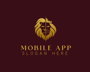Lion Human King Logo