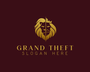 Expensive - Lion Human King logo design