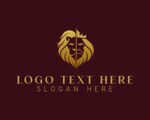 Lion Human King Logo