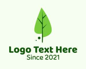 Eco Park - Forest Leaf Park logo design