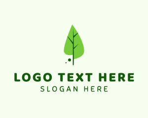 Eco Friendly - Forest Leaf Park logo design