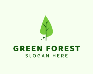 Forest Leaf Park logo design