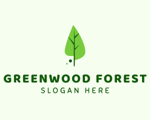 Forest Leaf Park logo design