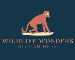 Monkey Wildlife Zoo  logo design