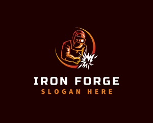 Forge - Welder Fabrication Ironwork logo design