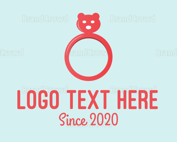 Pink Bear Ring Logo