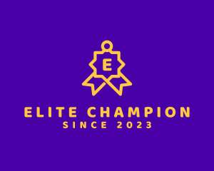 Champion - Sports Champion Award Medal logo design