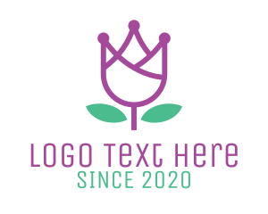 Outline - Flower Tech Outline logo design