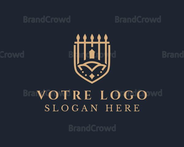 Luxury Gate Shield Logo