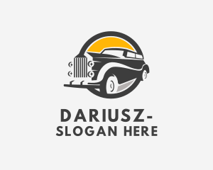 Antique - Retro Limousine Car logo design