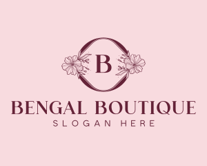 Floral Stylish Boutique logo design