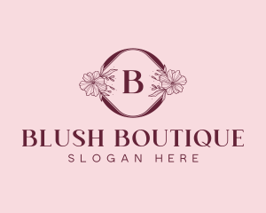 Floral Stylish Boutique logo design