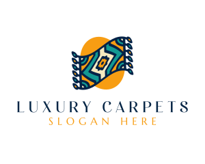 Carpet - Fabric Carpet Decoration logo design