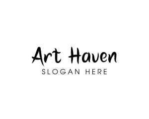 Fancy Handwritten Art logo design