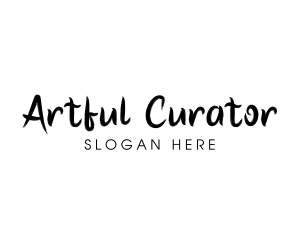 Fancy Handwritten Art logo design