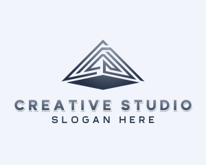 Generic Pyramid Studio logo design